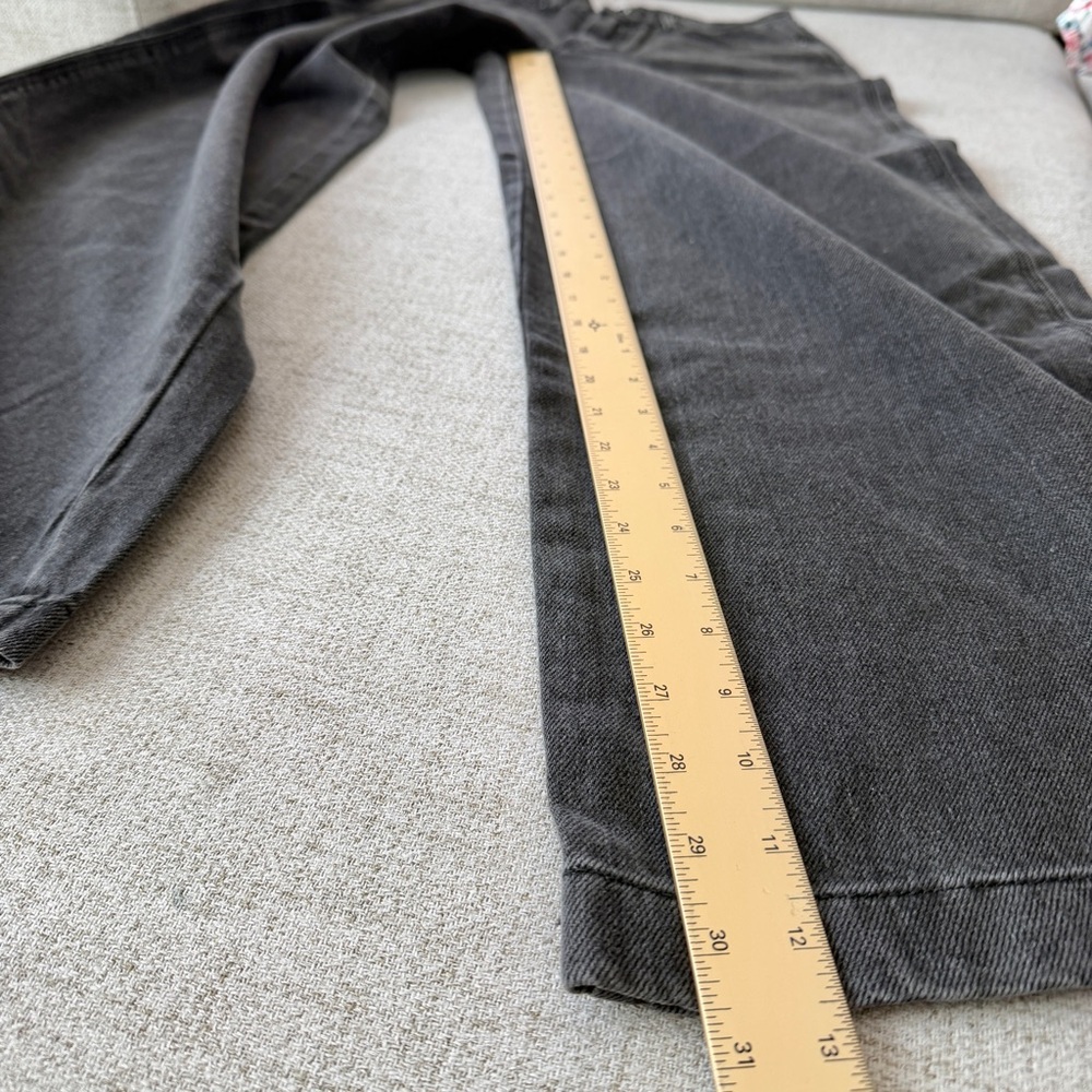 NWOT Forever 21 Dark Gray Wash High-Waisted Wide Leg Jeans - Picture 12 of 14